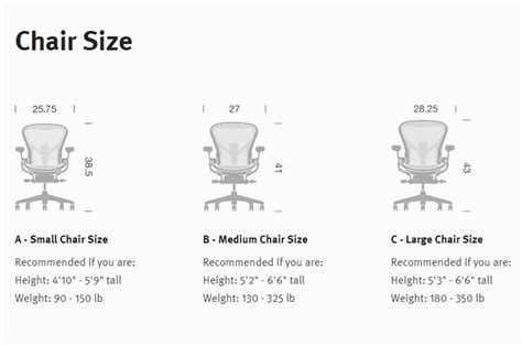 herman miller aeron which size to buy|herman miller aeron size comparison.